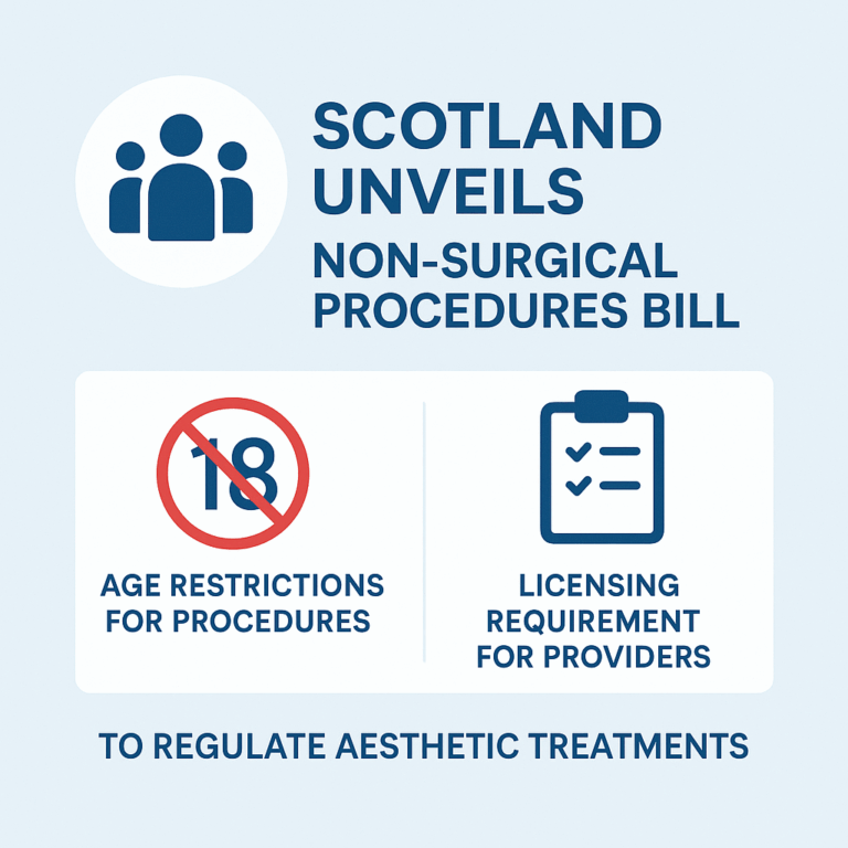 Scotland unveils new Non-Surgical Procedures Bill to regulate aesthetics and protect clients-Wl-Aesthetics