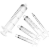 Vitrex 3-part disposable Leur Lock syringes, 100 pieces