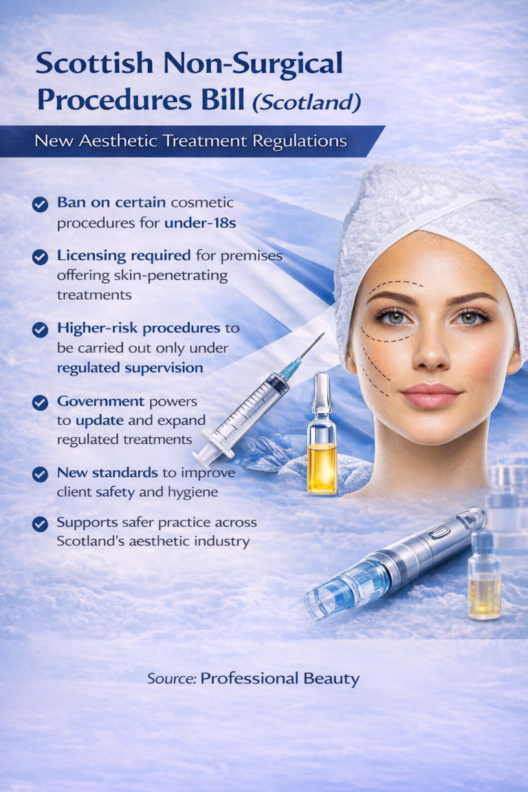 WL Aesthetics-Scottish Government Publishes Non-Surgical Procedures Bill to Strengthen Regulation of Aesthetic Treatments